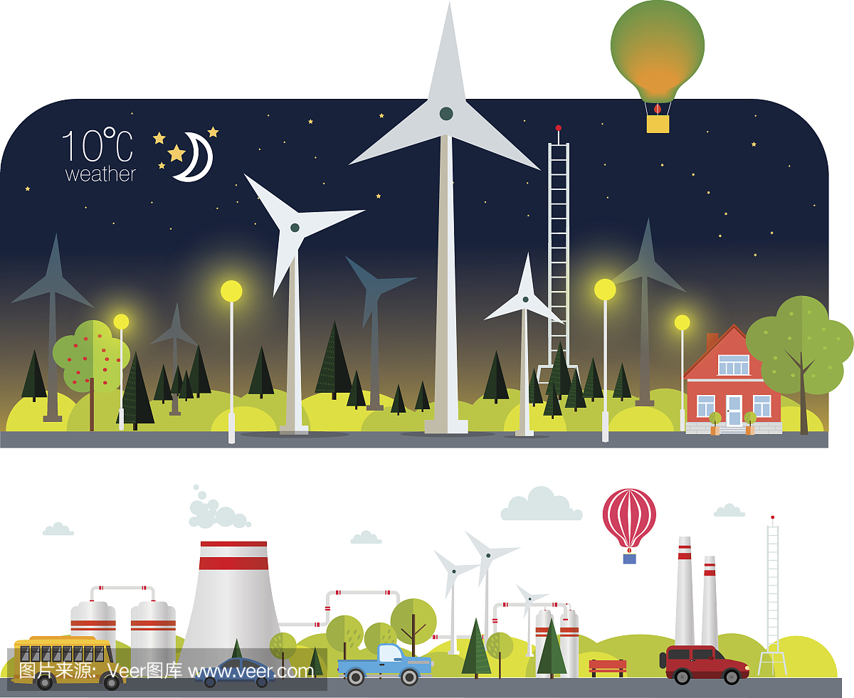 夜平信息圖生態(tài)植物